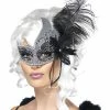 Smiffys USA Masquerade Dark Angel Women's Eyemask Masks