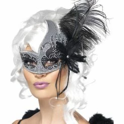 Smiffys USA Masquerade Dark Angel Women's Eyemask Masks