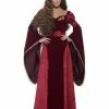 Smiffys USA Costumes Medieval Queen Red Women's Costume