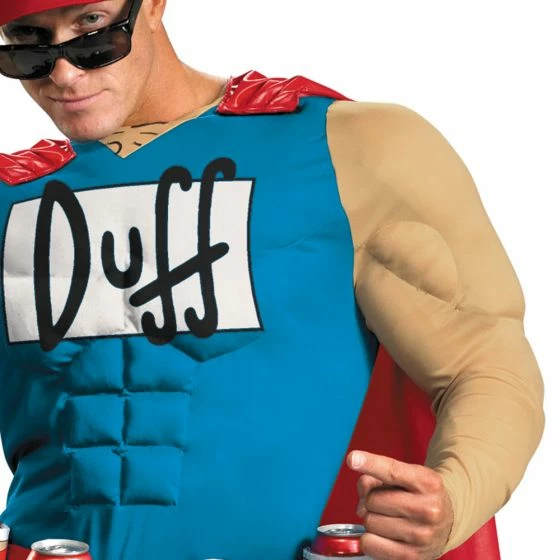 Disguise The Simpsons Men's Duffman Classic Muscle Adult Costume 4 Disguise The Simpsons Men's Duffman Classic Muscle Adult Costume