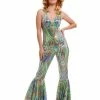 Smiffys USA Costumes 70s Dancing Queen Women's Disco Costume