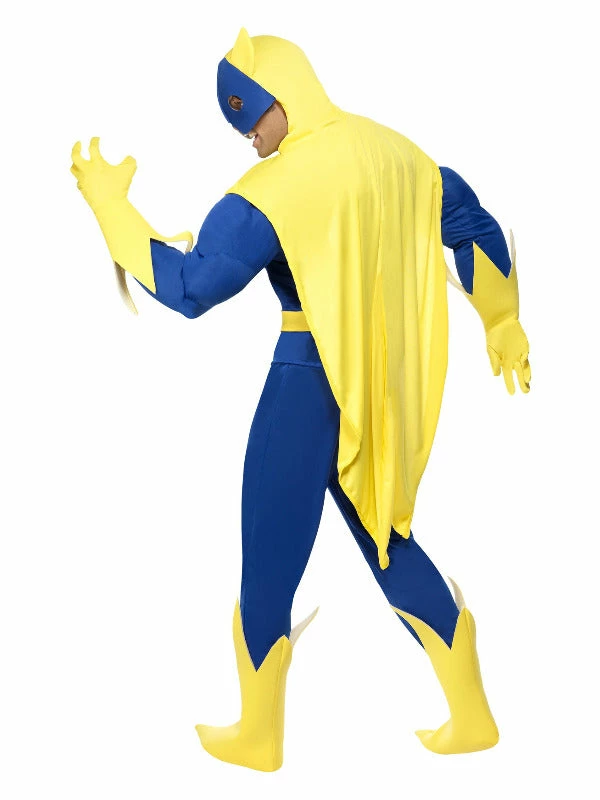 Smiffys USA Costumes Bananaman Padded Adult Costume 4 Smiffys USA Costumes Bananaman Padded Adult Costume
