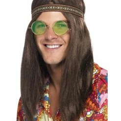 Smiffys USA 1960's Costumes Mens Hippie Kit