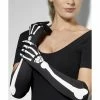 Smiffys USA Accessories Skeleton Women's Long Gloves