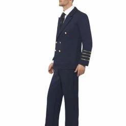 Smiffys USA Costumes Pilot Navy Men's Costume