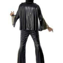 Smiffys USA Costumes Elvis Men's Black And Gold Costume 7 Smiffys USA Costumes Elvis Men's Black And Gold Costume