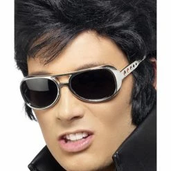 Smiffys USA Elvis Men's Silver Shades Accessories