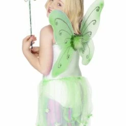 Smiffys USA Butterfly Green Wings & Wand Child