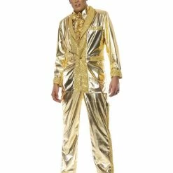 Smiffys USA Costumes Elvis Men's Gold Costume