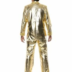 Smiffys USA Costumes Elvis Men's Gold Costume 7 Smiffys USA Costumes Elvis Men's Gold Costume