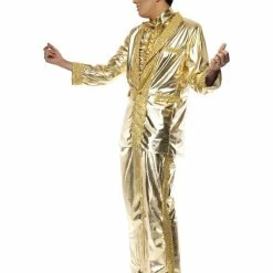 Smiffys USA Costumes Elvis Men's Gold Costume
