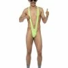Smiffys USA Borat Men's Lime Green Mankini Costumes