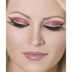 Smiffys USA Makeup & SFX Eyelashes, Black