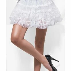 Smiffys USA Fever Women's White Lace Petticoat Accessories
