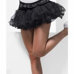 Smiffys USA Tulle Black Petticoat Women's Accessories