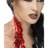 Smiffys USA Smiffys Make-Up FX, Slash Throat Latex Scar, Red 1 Smiffys USA Smiffys Make-Up FX, Slash Throat Latex Scar, Red
