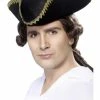 Smiffys USA Dick Turpin Tricorn Men's Hat Hats & Headpieces