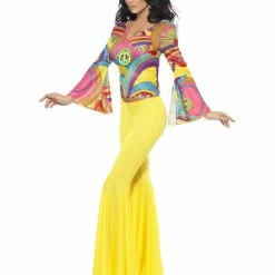 Smiffys USA Costumes 70s Groovy Babe Women's Costume