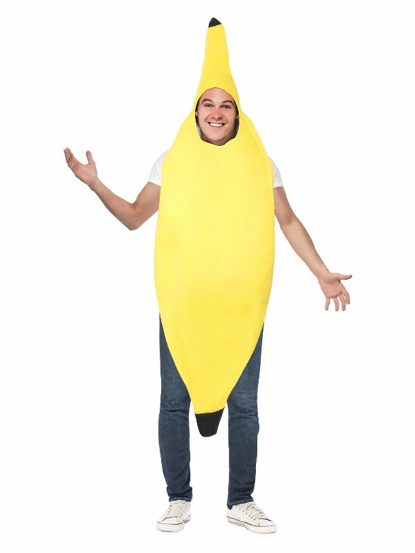 Smiffys USA Banana Adult Fruit Costume 3 Smiffys USA Banana Adult Fruit Costume