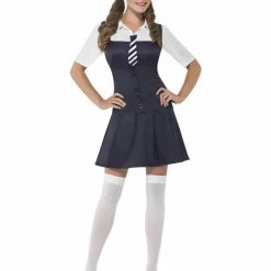 Smiffys USA School Girl Women's Costume