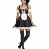 Smiffys USA Costumes Fever Flirty French Maid Women's Costume 2 Smiffys USA Costumes Fever Flirty French Maid Women's Costume