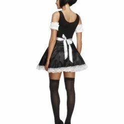 Smiffys USA Costumes Fever Flirty French Maid Women's Costume