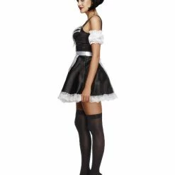 Smiffys USA Costumes Fever Flirty French Maid Women's Costume