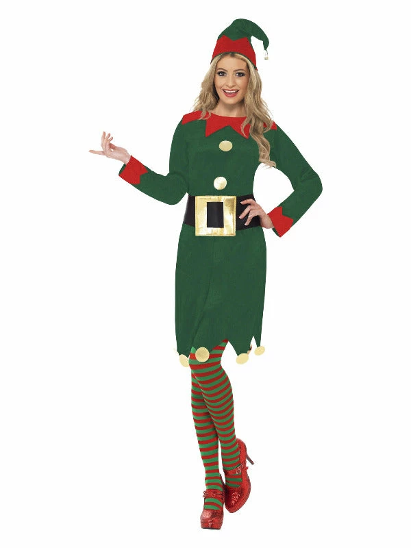 Smiffys USA Costumes Christmas Elf Women's Costume 3 Smiffys USA Costumes Christmas Elf Women's Costume
