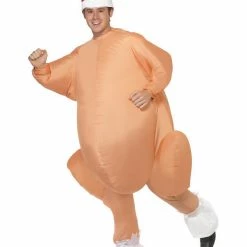 Smiffys USA Inflatable Christmas & Thanksgiving Turkey Adult Costume Costumes