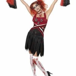 Smiffys USA High School Horror Cheerleader Women's Costume