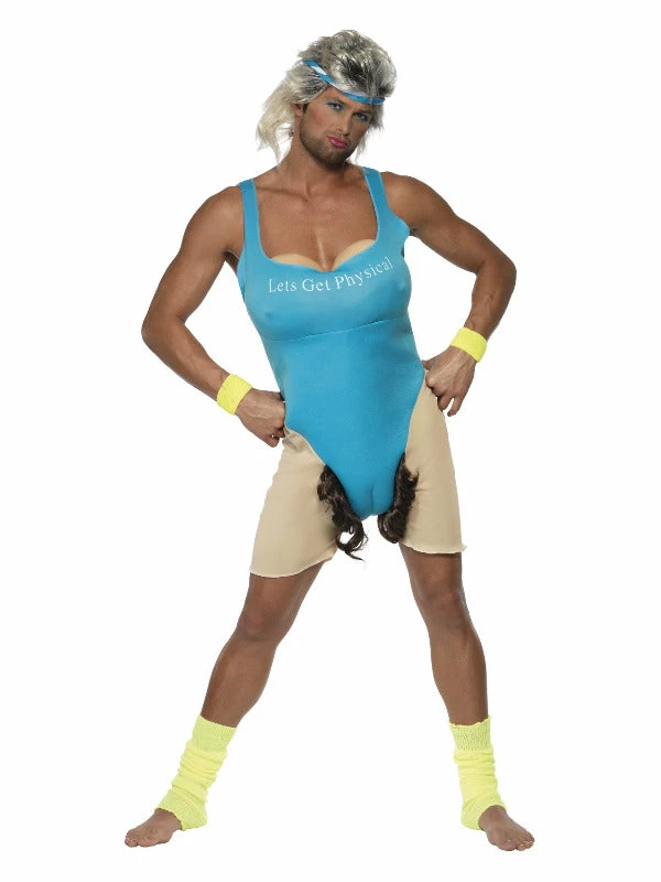 Smiffys USA Costumes 80's Let's Get Physical Men's Costume 3 Smiffys USA Costumes 80's Let's Get Physical Men's Costume