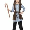 Smiffys USA Costumes Shepherd Costume Child Blue And Brown 1 Smiffys USA Costumes Shepherd Costume Child Blue And Brown