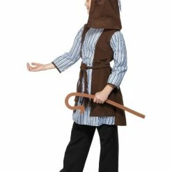 Smiffys USA Costumes Shepherd Costume Child Blue And Brown