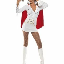 Smiffys USA Costumes Elvis Viva Las Vegas Women's Costume