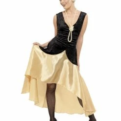 Smiffys USA Costumes 20s Gatsby Women's Black & Gold Costume