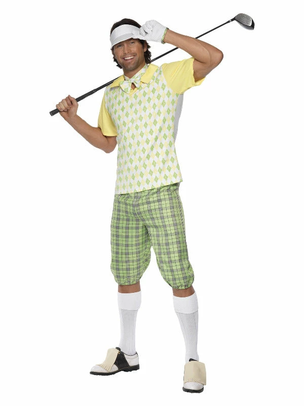 Smiffys USA Costumes Gone Golfing Men's Costume 3 Smiffys USA Costumes Gone Golfing Men's Costume