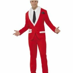 Smiffys USA Costumes Santa Claus Men's Christmas Suit