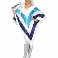 Smiffys USA Costumes 70s Super Trooper Women's Poncho