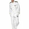 Smiffys USA Captain Men's White Costume Costumes