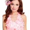 Smiffys USA Accessories Hawaiian Flowered Women's Top