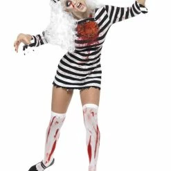 Smiffys USA Zombie Convict Women's Costume Costumes