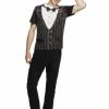 Smiffys USA Fever Male Gangster Instant T-Shirt Costumes