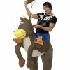 Smiffys USA Ride Em Cowboy Inflatable Adult Horse Costume Costumes 1 Smiffys USA Ride Em Cowboy Inflatable Adult Horse Costume Costumes