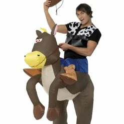 Smiffys USA Ride Em Cowboy Inflatable Adult Horse Costume Costumes