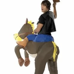 Smiffys USA Ride Em Cowboy Inflatable Adult Horse Costume Costumes 7 Smiffys USA Ride Em Cowboy Inflatable Adult Horse Costume Costumes