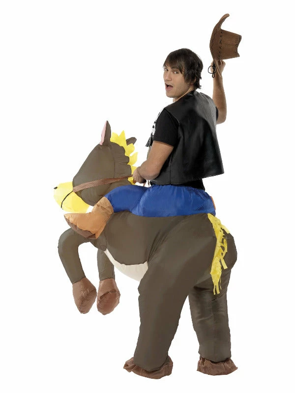 Smiffys USA Ride Em Cowboy Inflatable Adult Horse Costume Costumes 5 Smiffys USA Ride Em Cowboy Inflatable Adult Horse Costume Costumes