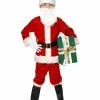 Smiffys USA Costumes Santa Claus Child Costume & Beard