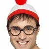 Smiffys USA Where's Wally? Instant Costume Adult Kit 2 Smiffys USA Where's Wally? Instant Costume Adult Kit