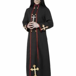 Smiffys USA Minister Of Death Men's Priest Costume
