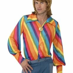Smiffys USA 70s Retro Men's Shirt Costumes